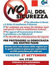 Presidio CGIL e UIL…