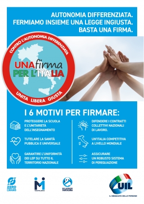 La UIL sull&#039;Autonomia differenziata: una legge ingiusta che aumenta le disuguaglianze